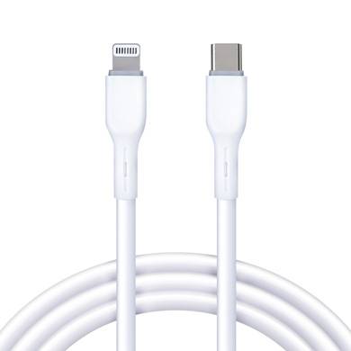 CABLE USB V3.0 TIPO C - LIGHTNING - 1 METRO, BLANCO, BROBOTIX 6006818 CABLE USB V3.0 TIPO C - LIGHTNING - 1 METRO, BLANCO, BROBOTIX 6006818